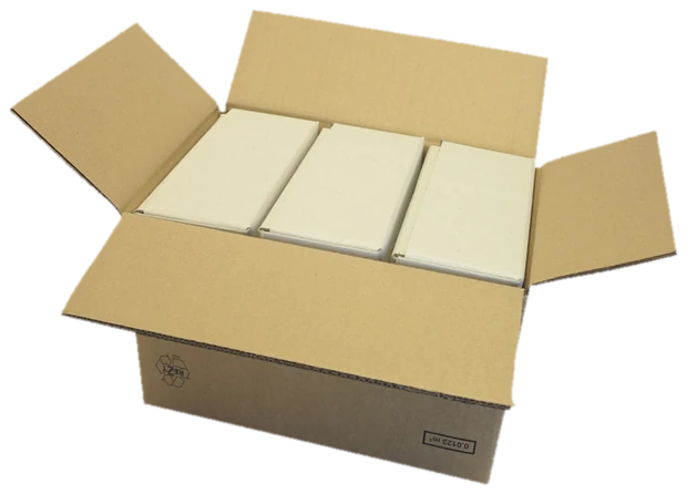 Box d'expédition en carton ondulé, ouvert